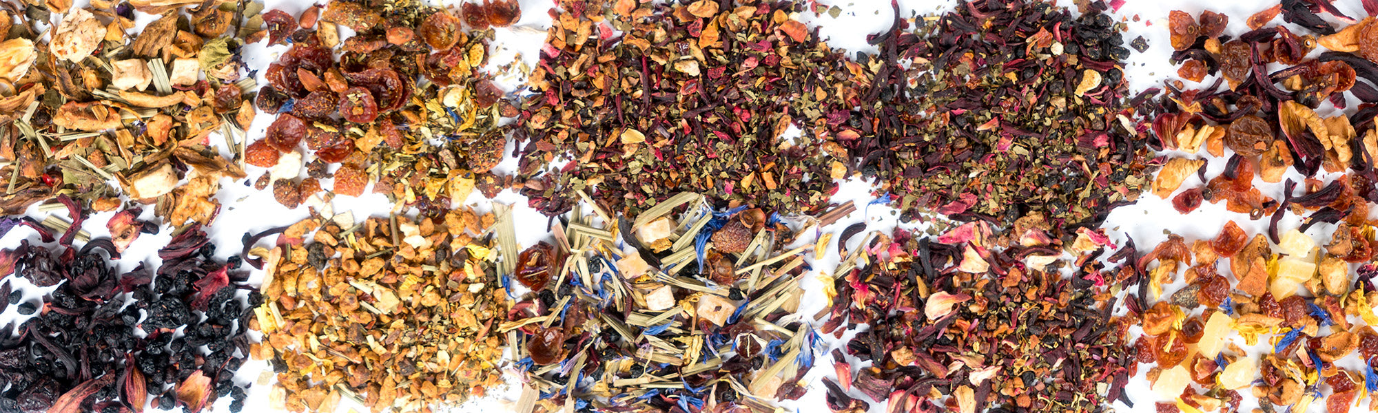 klassische und aromatisierte Tees