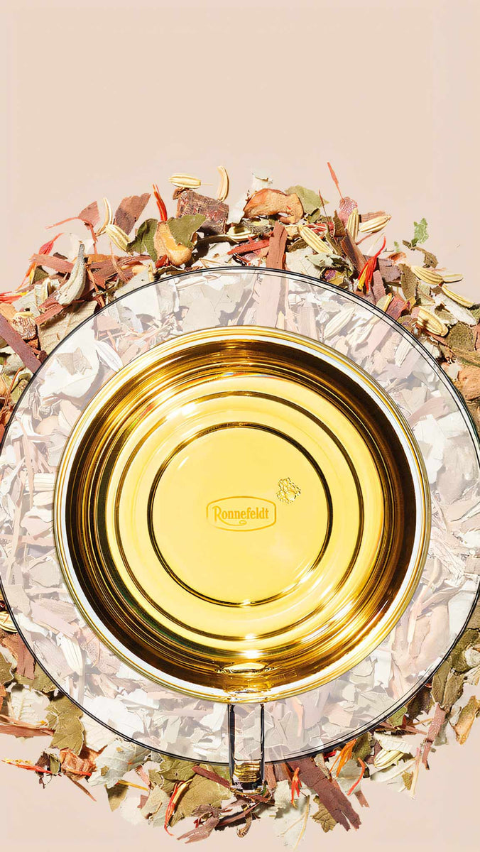 Herbstbanner neu 2025 im Moses Tee Shop mit Ronnefeldt Logo mobile Ansicht