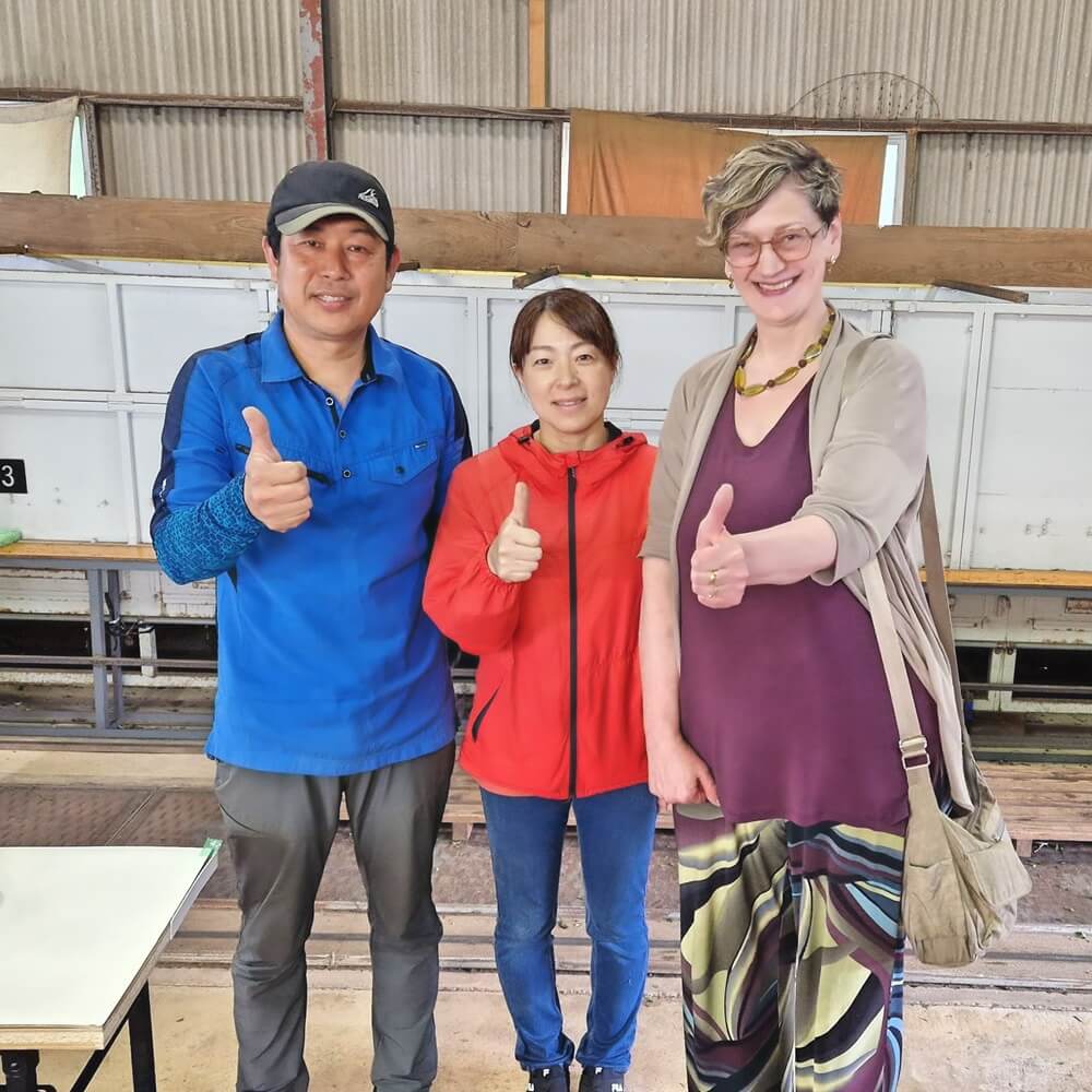 Besuch bei Familie Kamimizu im Teegarten Kami-no-En