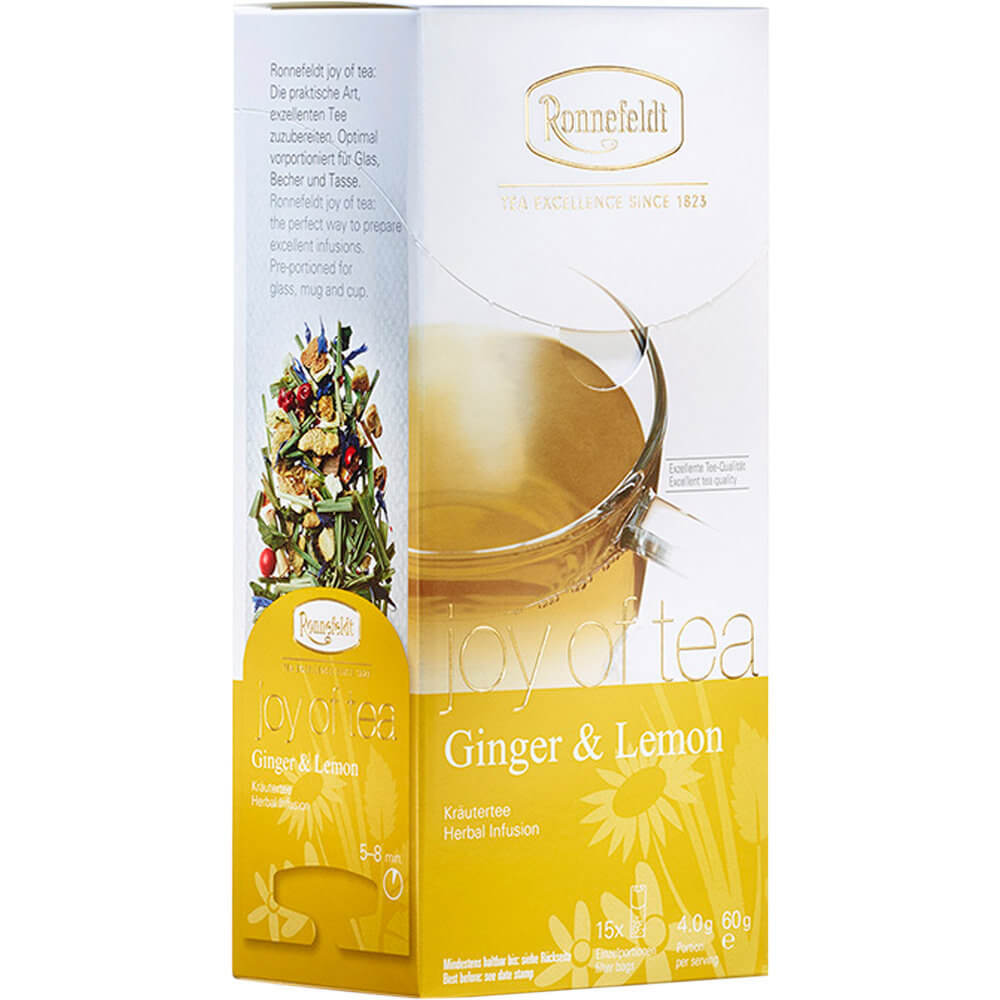 Ronnefeldt Joy of Tea Ginger & Lemon Packung