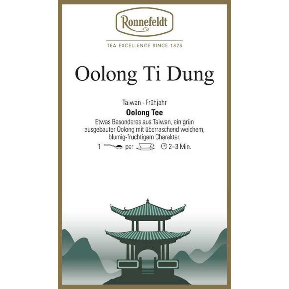 Ronnefeldt Oolong Ti Dung Taiwan Etikett