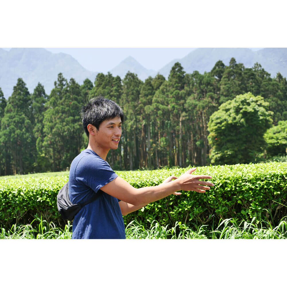 Keita Watanabe im Teegarten
