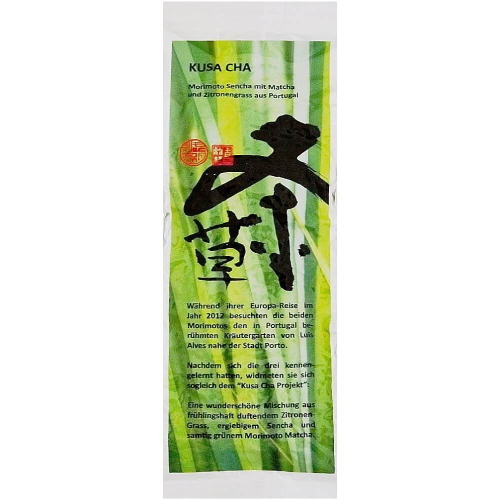 Morimoto Kusa Cha mit Matcha und Zitronengras bio Packung