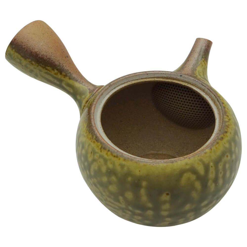 Kyusu Japanische Einhand-Teekanne mit Keramiksieb oben
