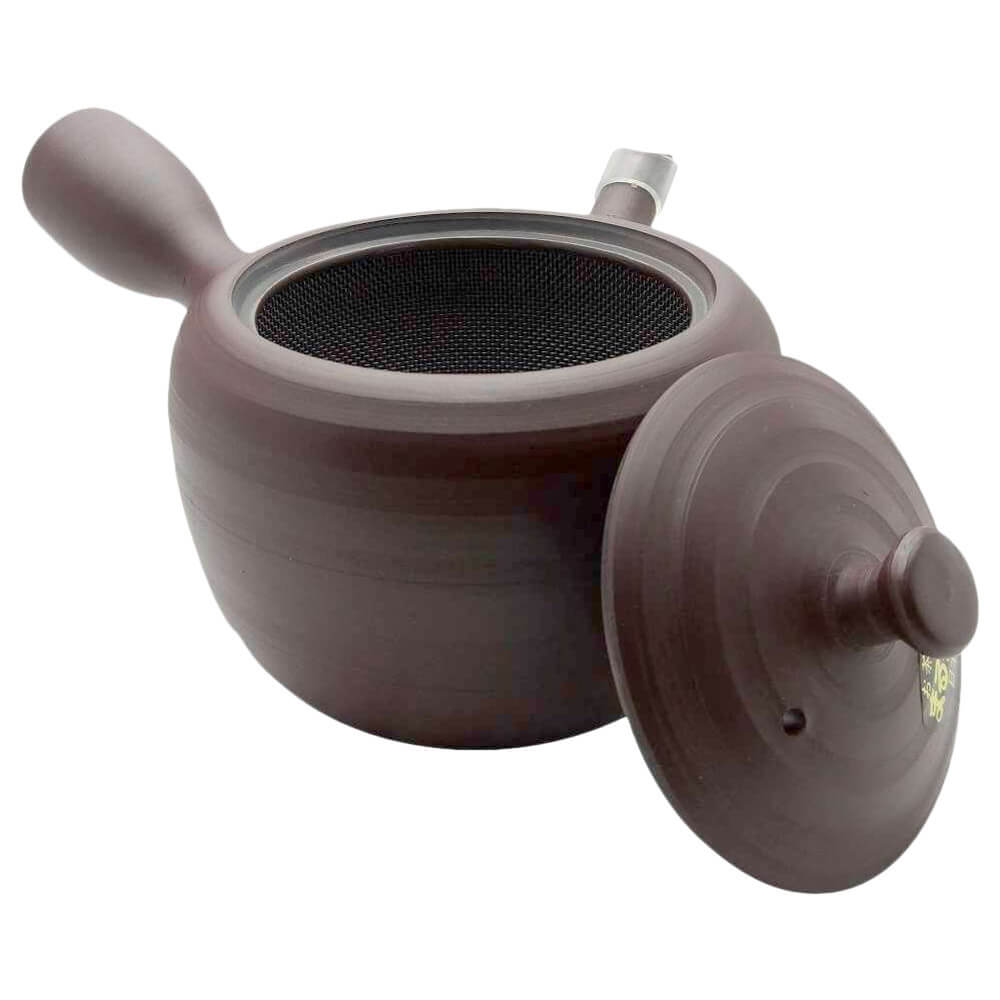 Kyusu jap. Einhand-Teekanne, geriffelt offen