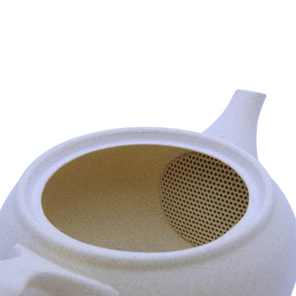 Einhandkanne Kanso mit Henkel Sieb#einhandkanne_hell-mit-henkel