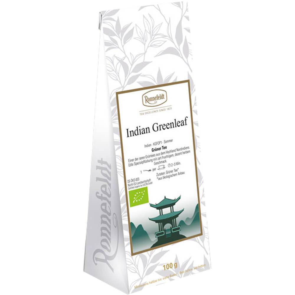 Grüner Tee Indian Greenleaf bio Packung