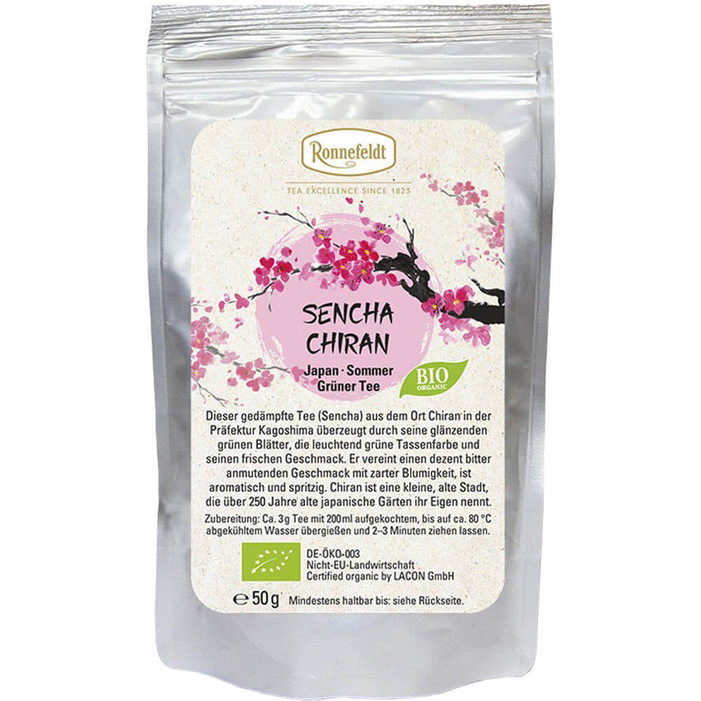 Sencha bio aus der Region Chiran Packung