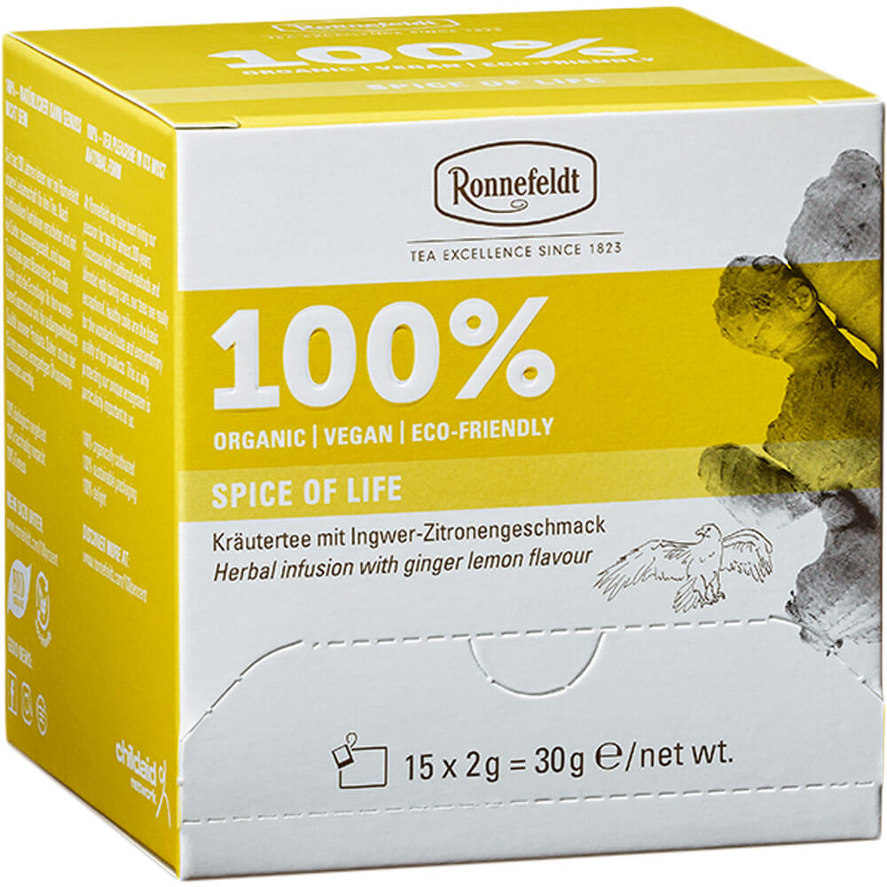 Ronnefeldt Premium Teebeutel Spice of Life bio Packung