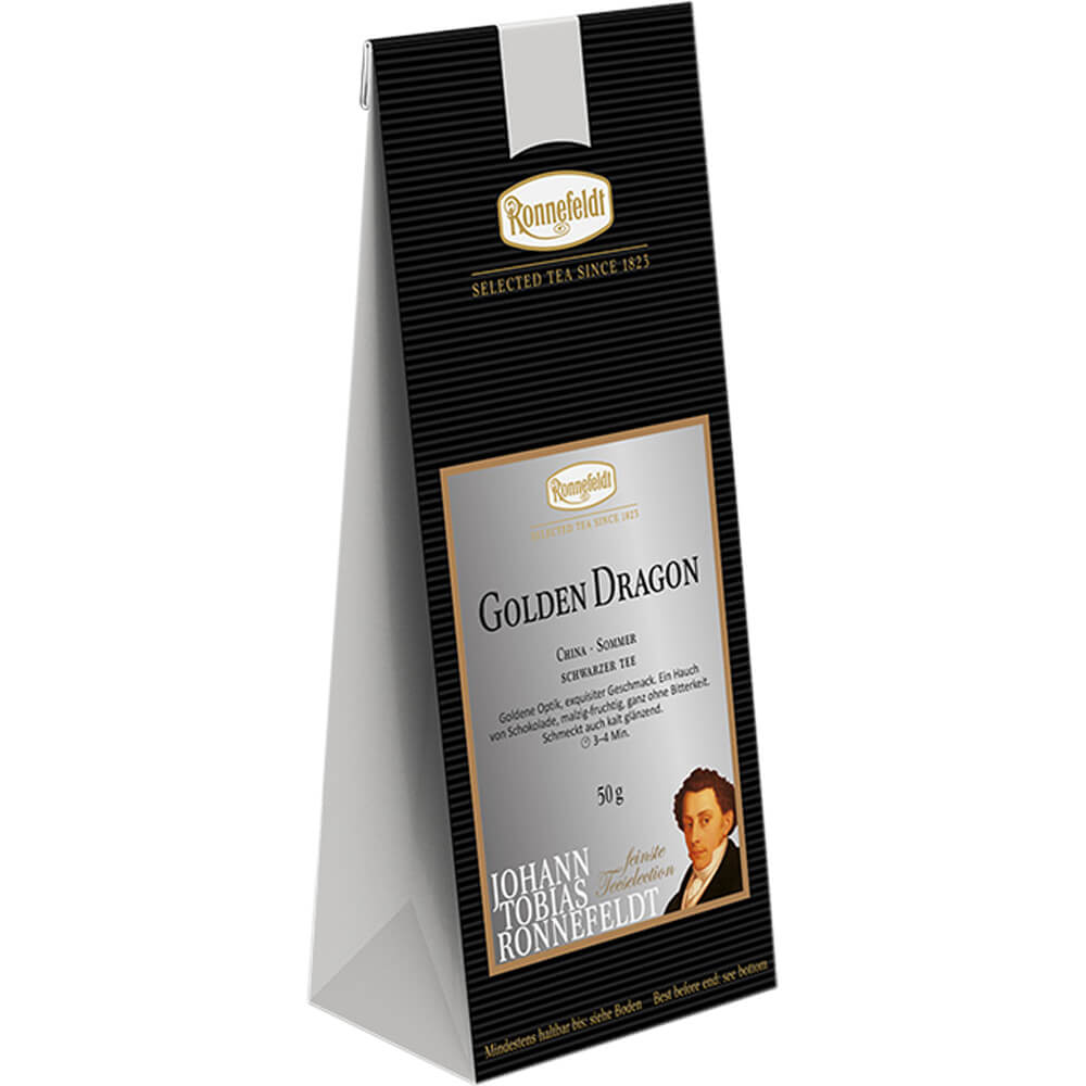 Ronnefeldt Golden Dragon Verpackung – Schwarztee aus Yunnan (China), 50 g