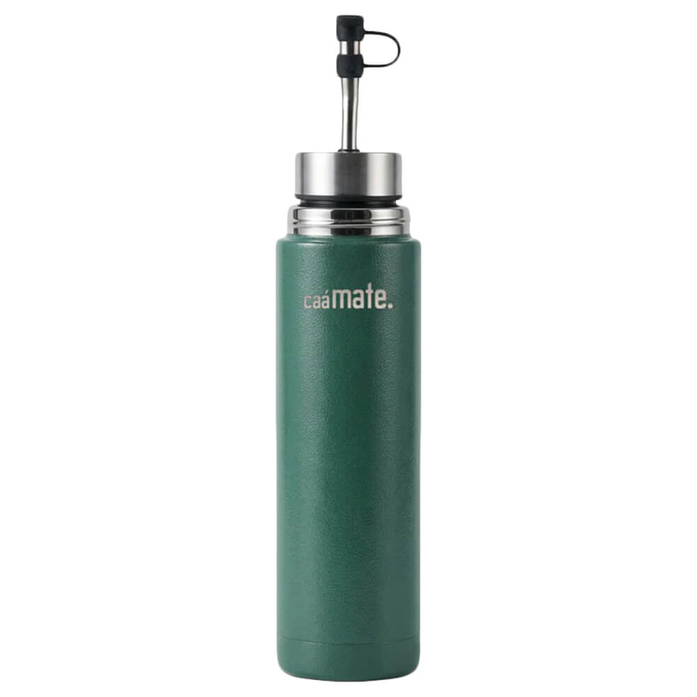 Grün: Automate Mate Thermoskanne in Grün für Mate unterwegs mit integriertem Trinksystem#automate_750ml-gruen