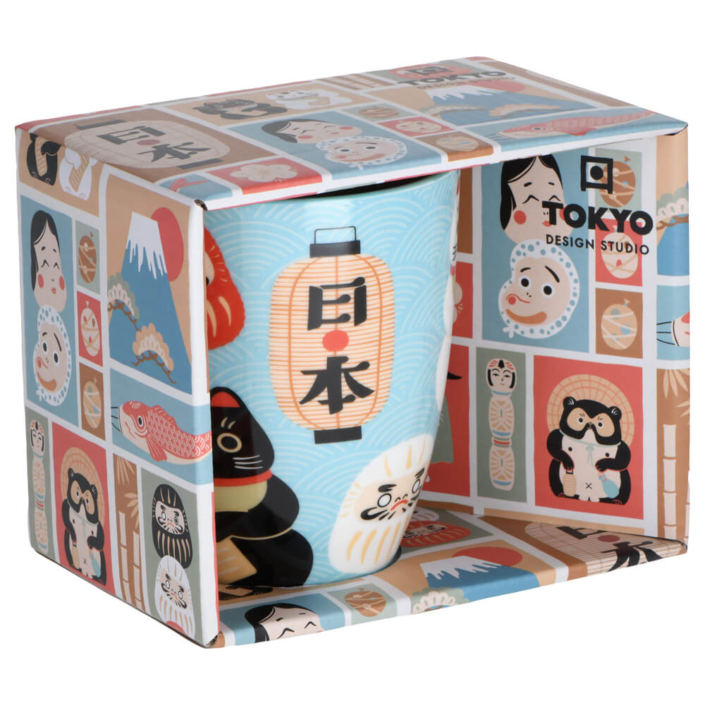 Kawaii Porzellanbecher Japan in dekorativer Geschenkverpackung von Tokyo Design Studio#teebecher_japan