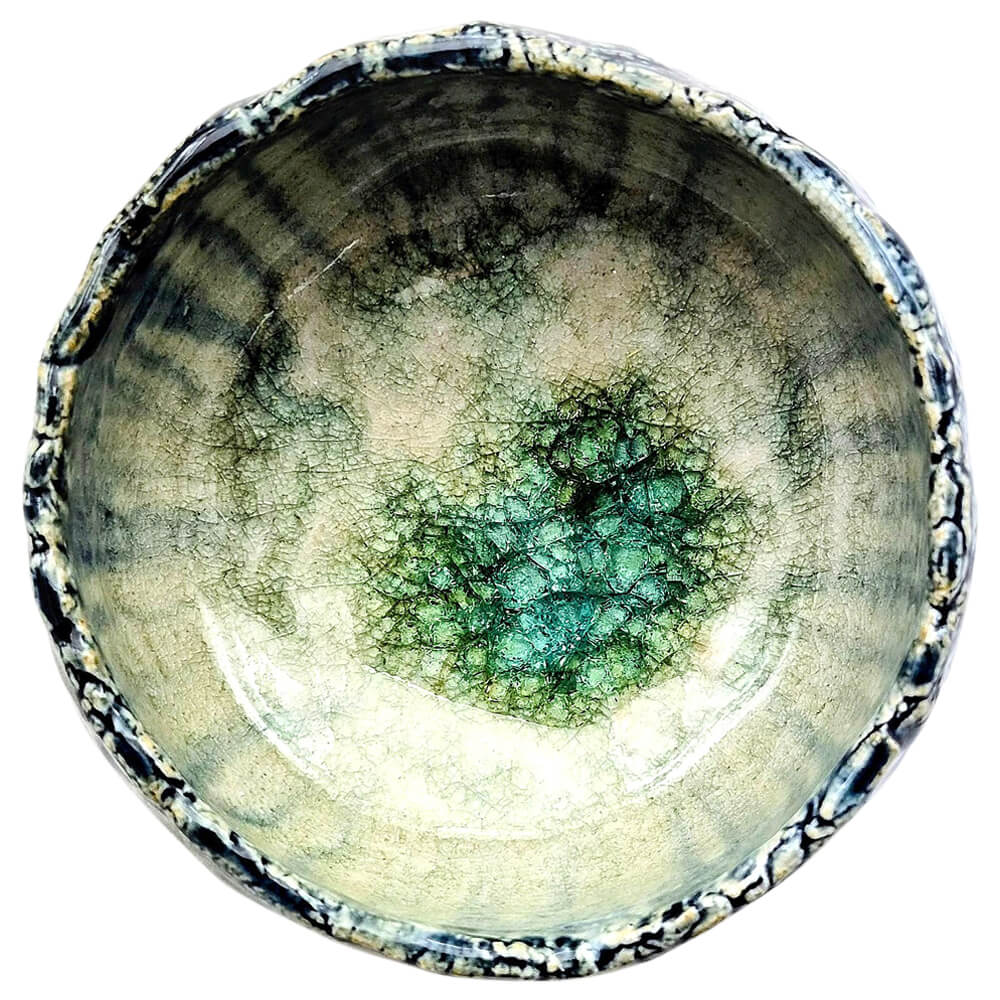 Chawan Ofuke von Kato Juunidai neu Innenseite