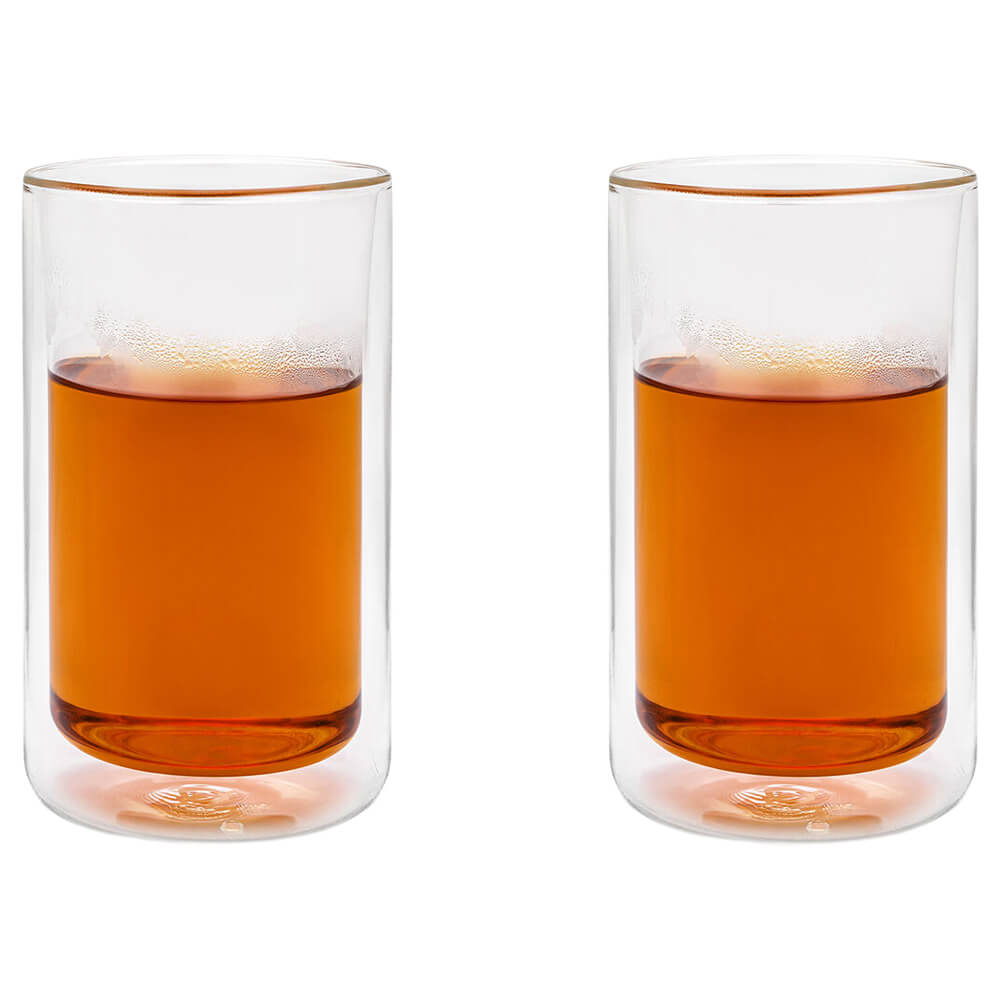 doppelwandiges Glas San Remo Set mit Tee