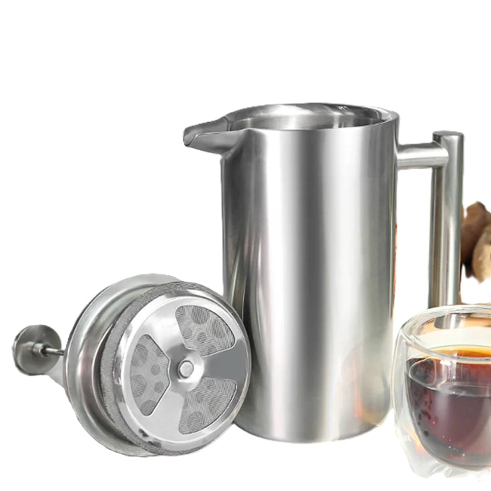 French Press Mate Set Edelstahl Filter