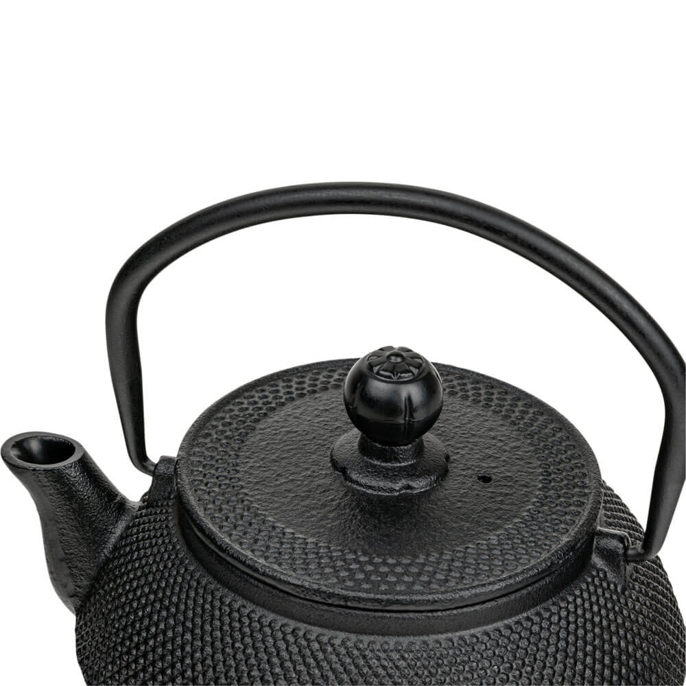 Teekanne Gusseisen Jang schwarz 500ml Deckel