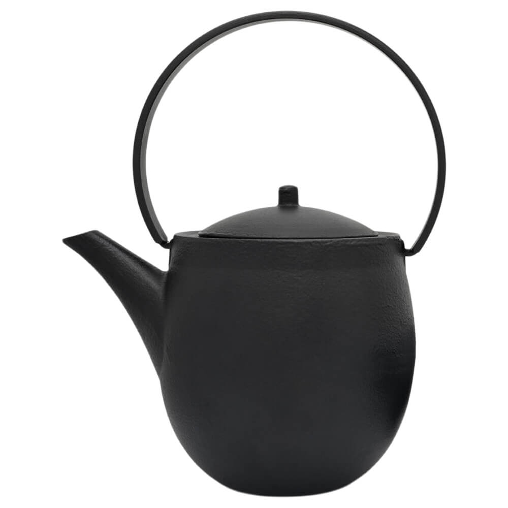 Gusseisen Teekanne Sendai schwarz 1,2lt.