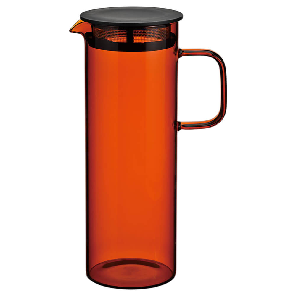 Hario Cold Brew Krug Amber aus hitzebeständigem Glas mit Filterdeckel, 800 ml#variante_krug-800ml