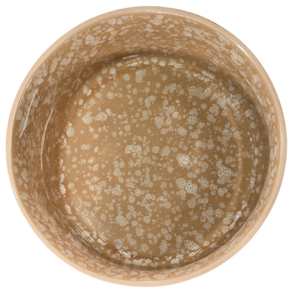 Matchaschale beige innen gesprenkelt offen#matchaschale_beige-innen-gesprenkelt