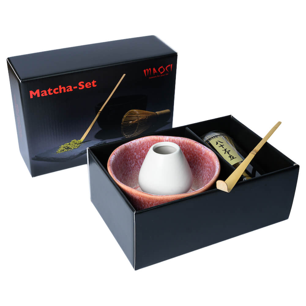 Premium Matchaset vierteilig Box Schale rot weiss#variante_schale-rot-weiss