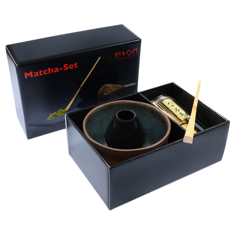 Premium Matchaset vierteilig Box Schale terrakotta innen dunkel#variante_schale-terrakotta-innen-dunkel