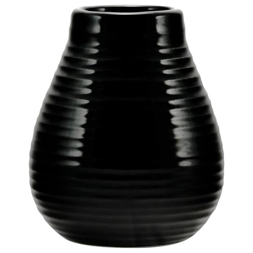 Matebecher Keramik schwarz#becher_schwarz