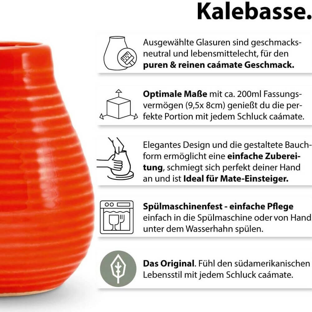 Matebecher Keramik rot Vorteile#becher_rot