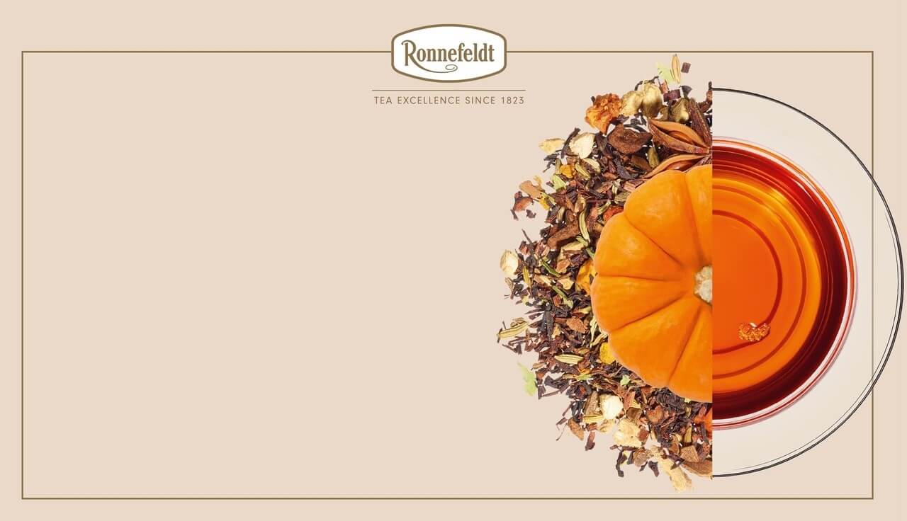 Herbstbanner neu im Moses Tee Shop mit Ronnefeldt Logo