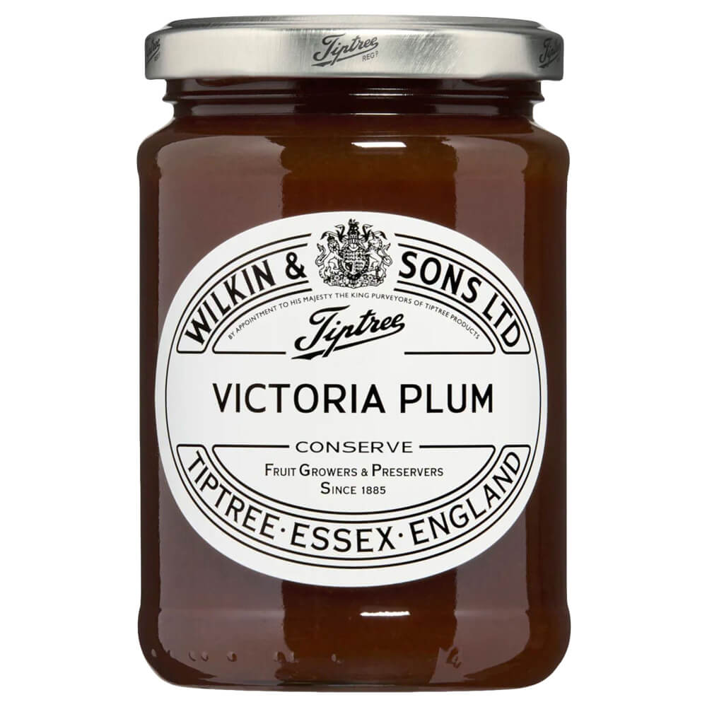 Glas Wilkin & Sons Tiptree Victoria Plum Pflaumenmarmelade aus England
