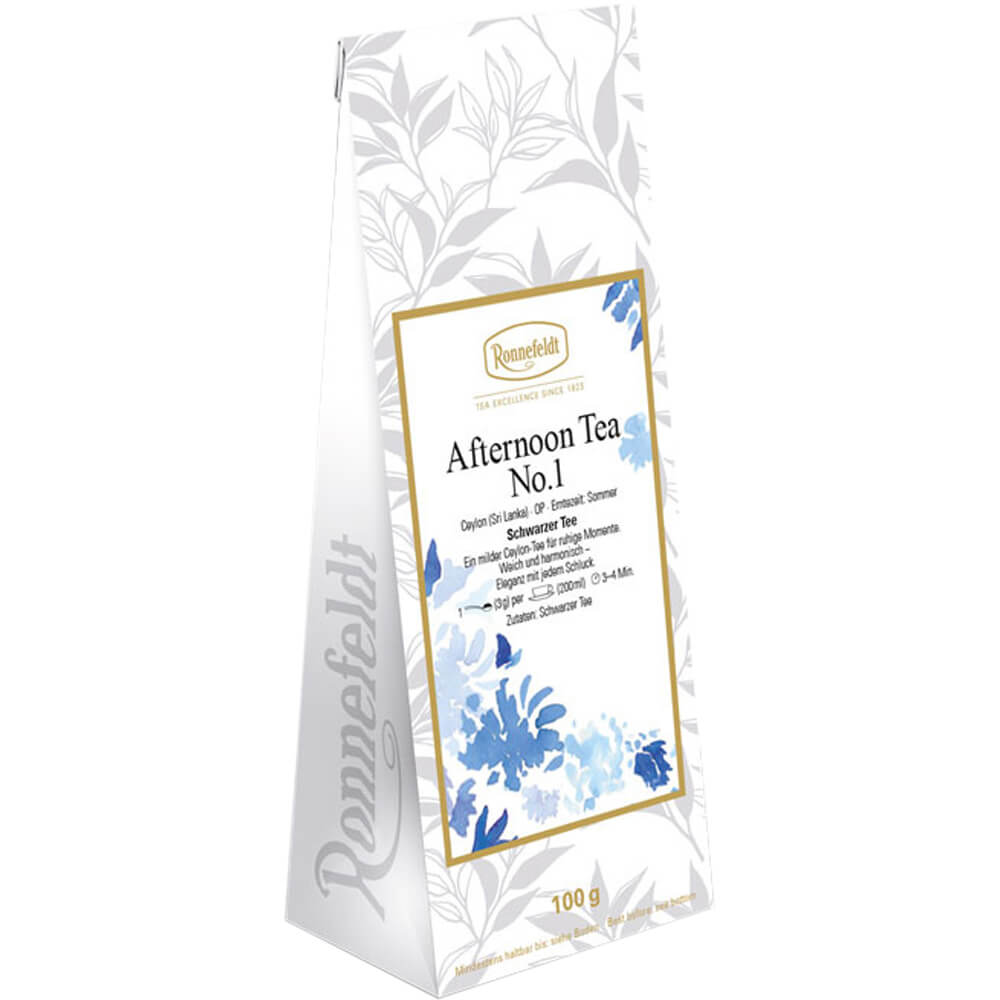 Ronnefeldt Afternoon Tea No. 1 – 100 g Packung Ceylon Schwarztee