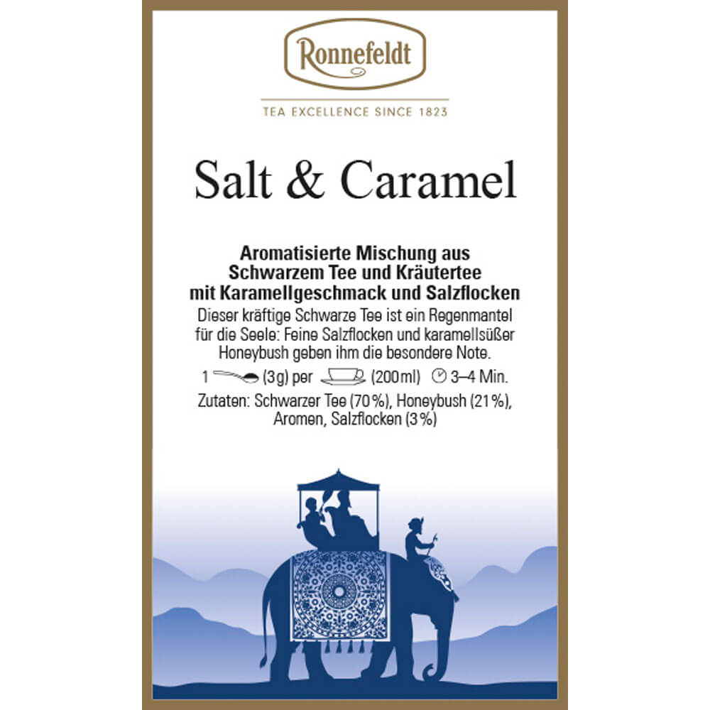 Salt und Caramel Teemischung Etikett neu