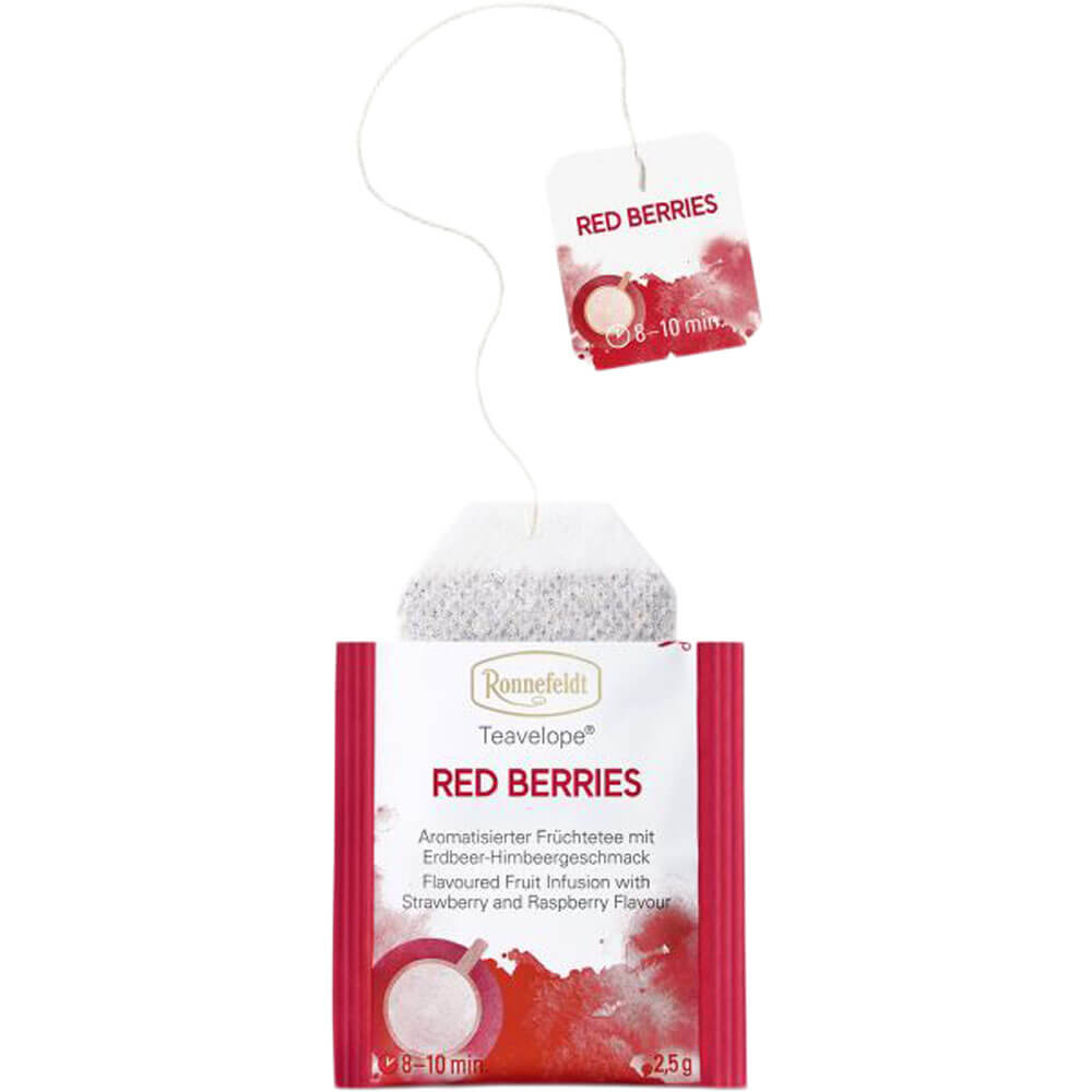 Ronnefeldt Teebeutel Red Berries offen
