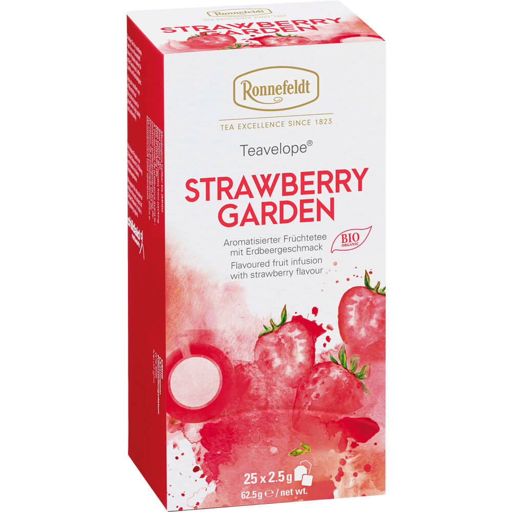 Teebeutel Strawberry Garden bio Packung