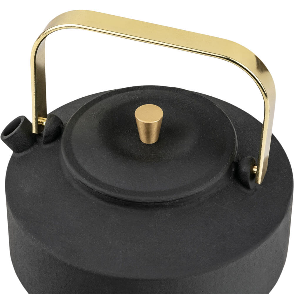 Bredemeijer Teekanne Gusseisen Shangdong schwarz matt Deckel