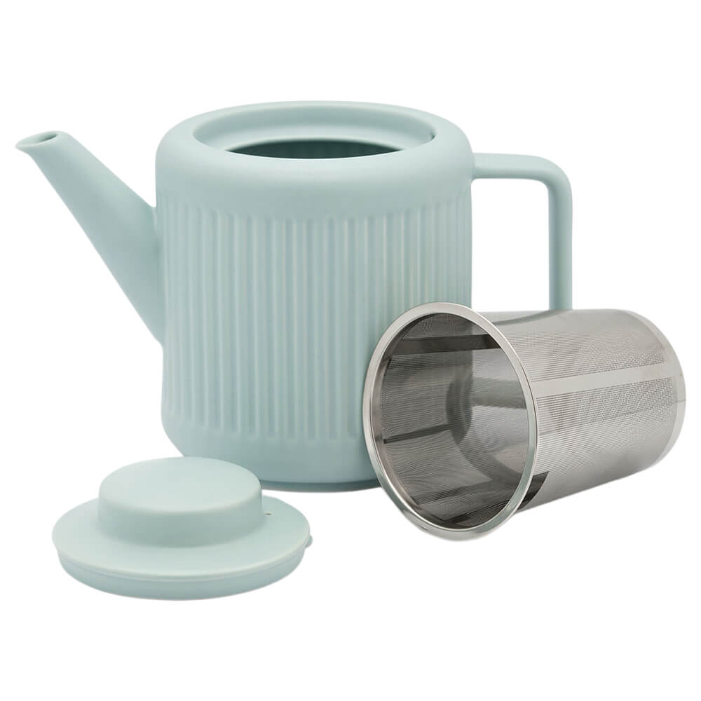 Bredemeijer Porzellan Teekanne Skagen hellblau Filter#teekanne_hellblau