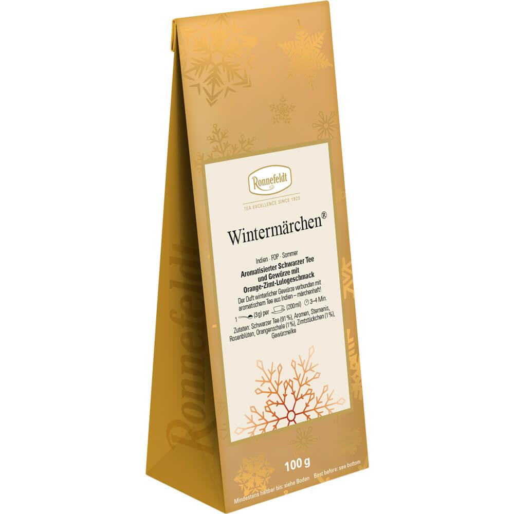 Ronnefeldt Schwarztee Wintermärchen® Winter Packung