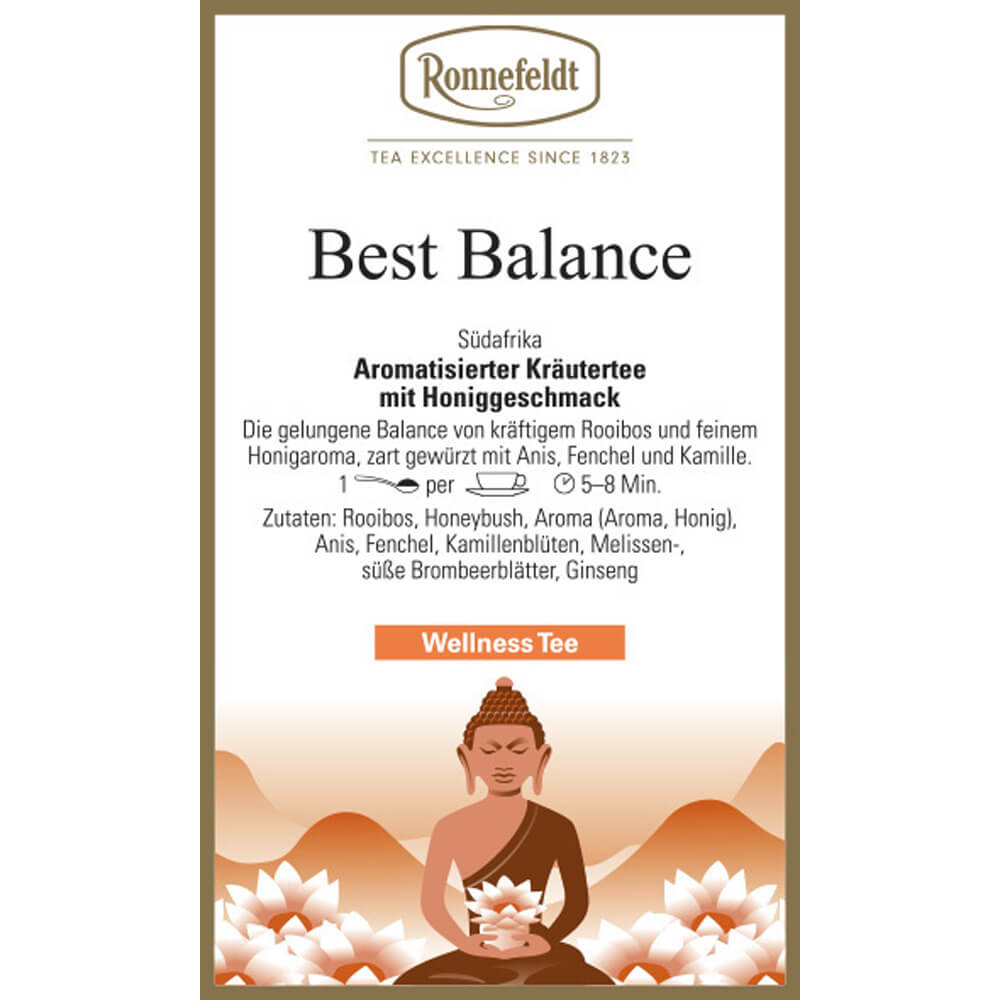 Wellness Tee Best Balance Etikett