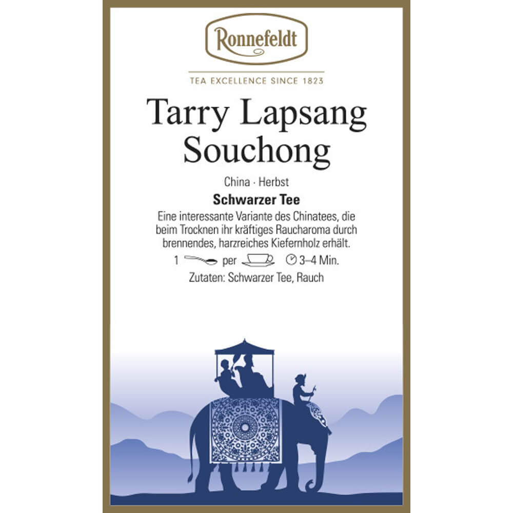 Ronnefeldt Tarry Lapsang Souchong Etikett