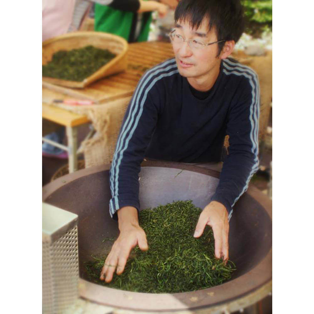 Teeproduktion Sae Midori Kamairicha