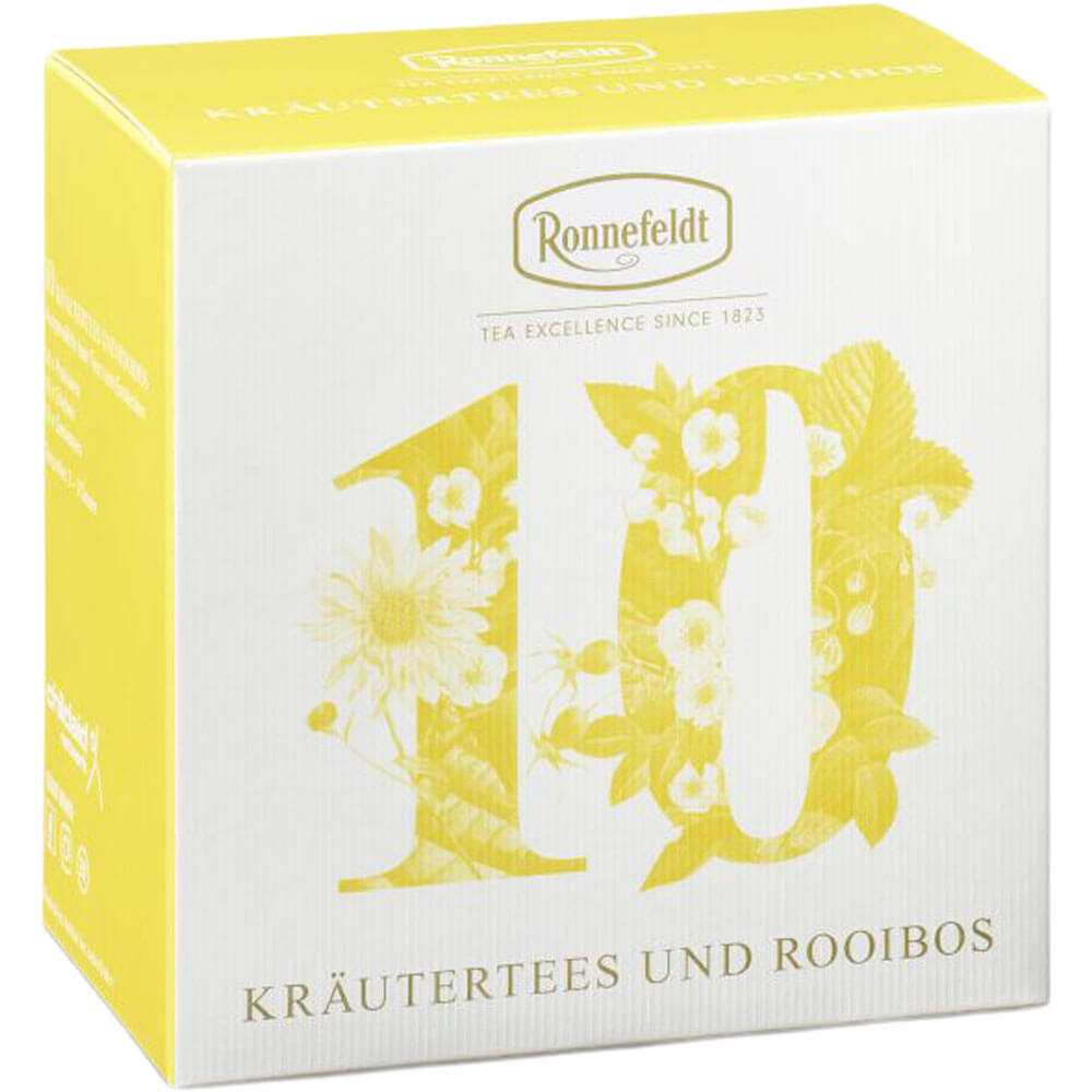 Ronnefeldt Probierbox Kräutertee und Rooibos Packung