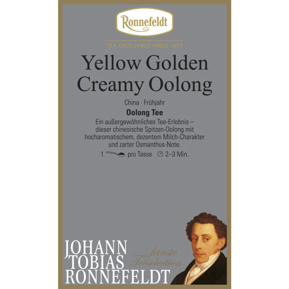 Ronnefeldt Yellow Golden Creamy Oolong Etikett