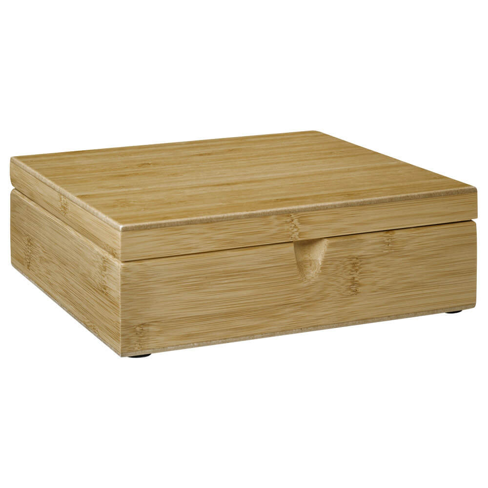 Teebeutel Kiste 6 Fächer#box_bambus-natur